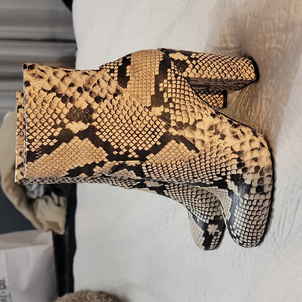 Call it Spring snake skin boots size 7